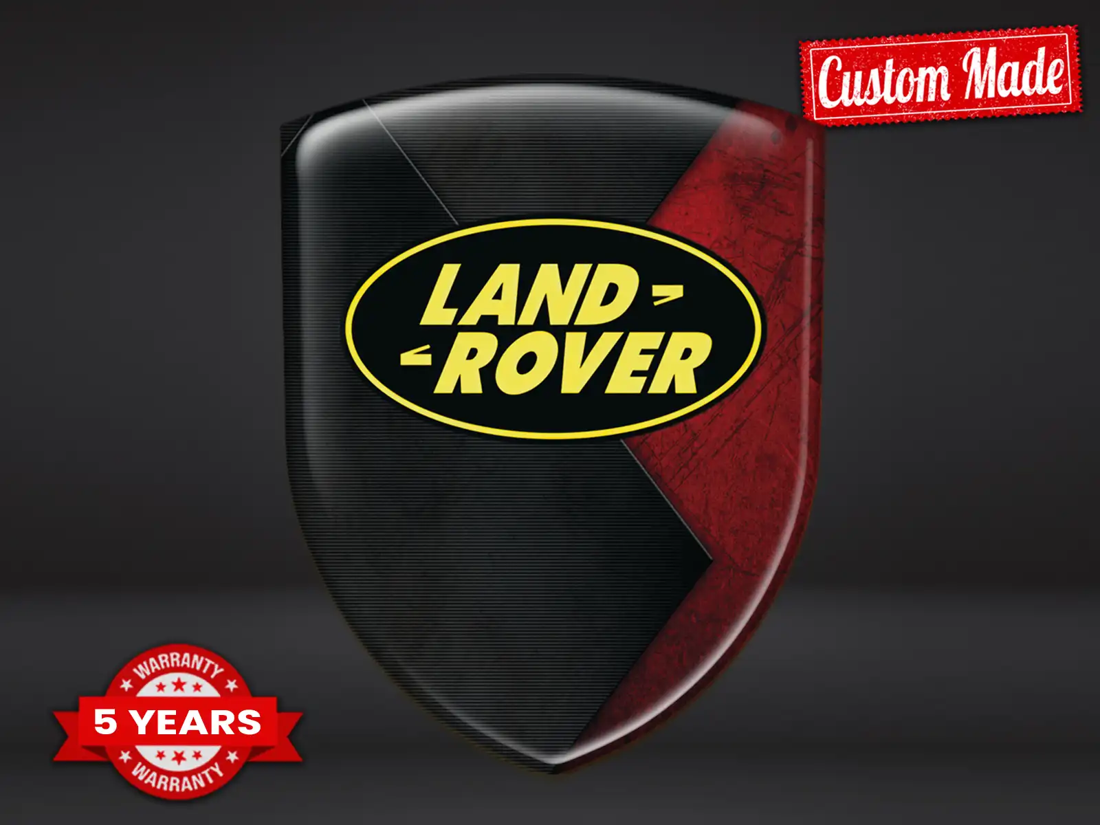 Land Rover Logosticker Gedruckt Limitiert Hochwertig Robust